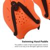 Hand Paddle Sturdy Anti Slip Swim Training Paddles Swimming Assistant Hand Fins for Teenagers Beginners Orange