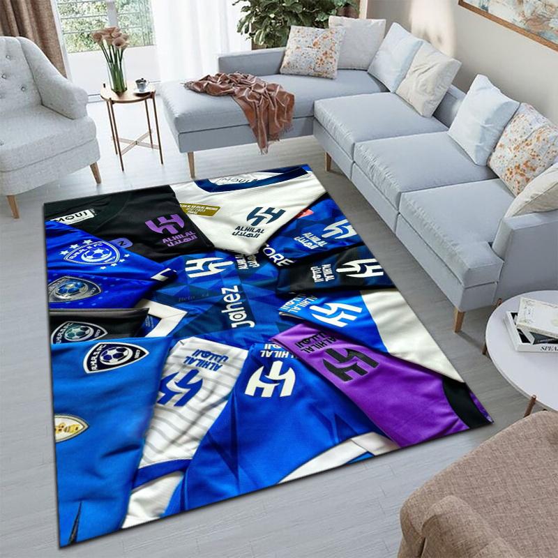 Roshn Saudi League football team Al Hilal SFC Neymar da Silva Santos Júnior carpet is suitable for living room and bedroom office decorative carpet K2