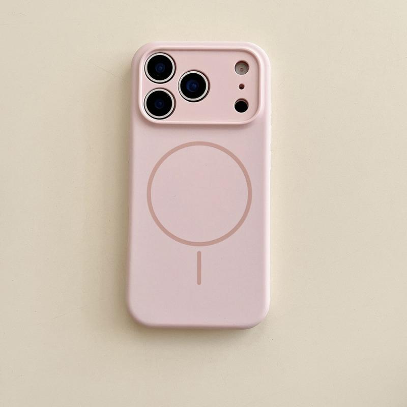 

Liquid Silicone Candy Phone Case For iPhone 12 13 14 15 16 17 Pro Max Plus Air Magnetic Bumper Cases Cover iPhone 14 Plus