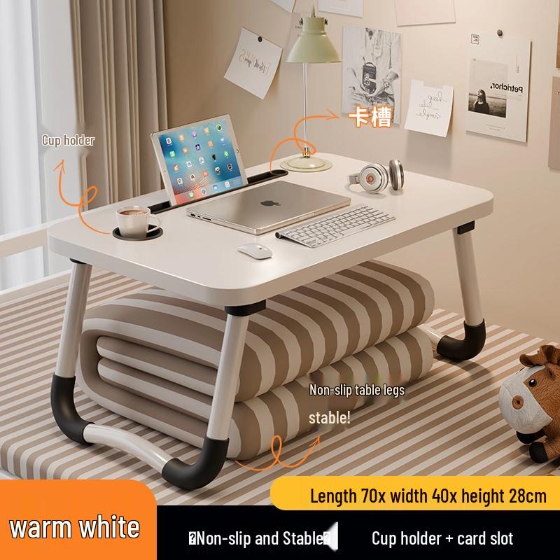 Foldable Dorm Study Desk and Laptop Stand