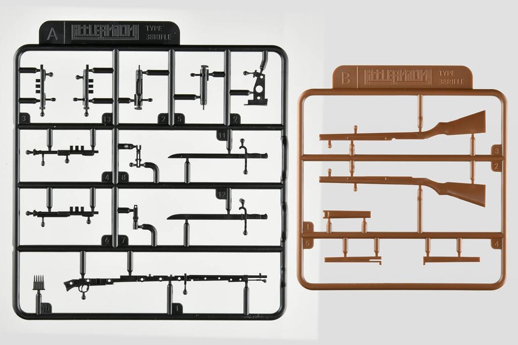 TOMYTEC Little Armory STUDY1942 LA086 Type 38 Fusil d'infanterie Type Maquette en plastique