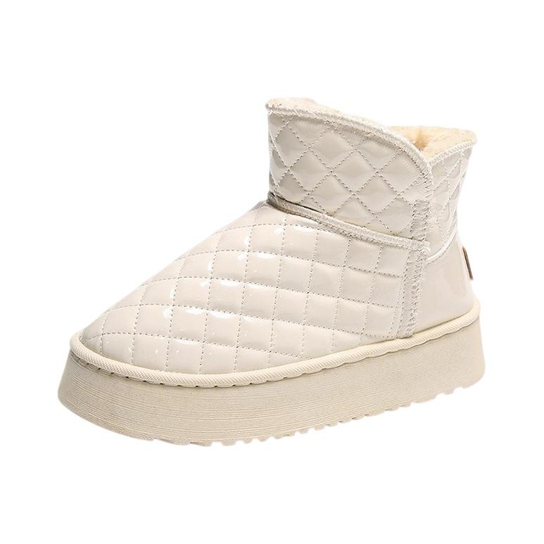 Retro Thick-soled Snow Boots Women's Winter Velvet Thickened Niche Warm Fashion Short Boots