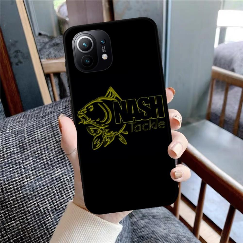 N-Nash Fishing Logo Phone Case For Xiaomi Mi 5X 8 9 10 11 12 lite pro 10T PocoX3pro PocoM3 Note 10 pro lite Xiaomi Note10