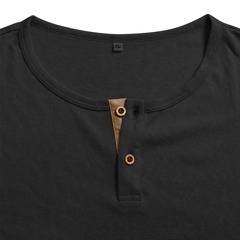 Men Long Sleeve Henley Shirt Casual Buttoned Base Layer Top Lightweight Comfortable Fit Soft Fabric