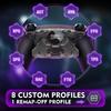 eXtremeRate SPARK Back Paddle Kit for PS5 Controllers featuring OLED click trigger ergonomic and remapping 4 back buttons (BDM-010 & 020), display,