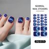 6Sheets Gradient Pattern Toenail Stickers Colorful Toe Nail Sticker Toenail Polish Strips  Parties