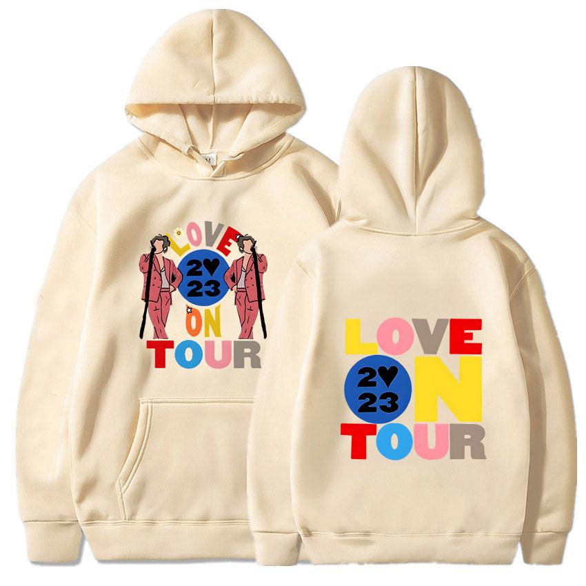 Harrys House Love na turné Ročník R&B mikina s kapucí Unisex Harajuku Estetická mikina s kapucí Neformální móda Oblečení Podzimní pulovr