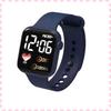 YI Love Heart LED Sports Watch - Fashionable Square Design for Students