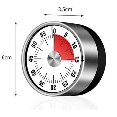 Mechanischer Küchentimer, 60-Minuten-Timer mit lautem Alarm, magnetische Uhr