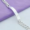 10mm Smooth Sideways Bracelet 925 Sterling Silver Jewelry