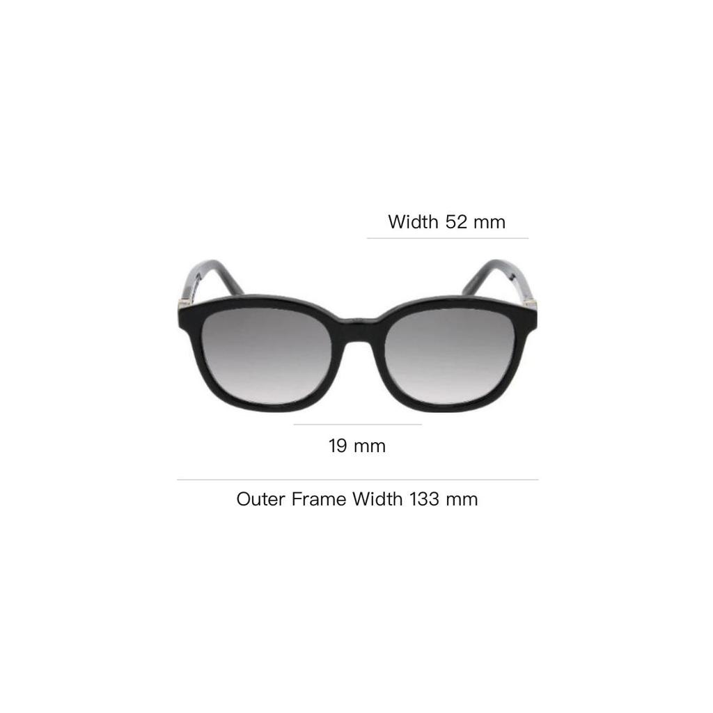 Dior Logo Irregular Frame Sunglasses Women sunglasses Black 30MONTAIGNEMINIR3I
