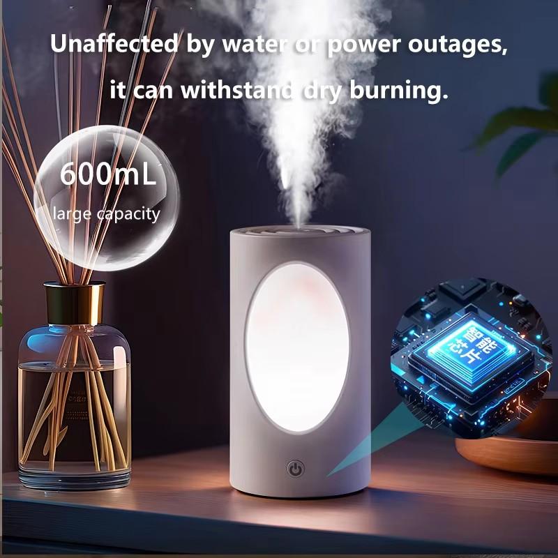 Xiaomi 600ml Aroma Diffuser Air Humidifier with LED Lights 1200mAh USB Rechargeable Battery Portable Wireless Air Humidifier for Home