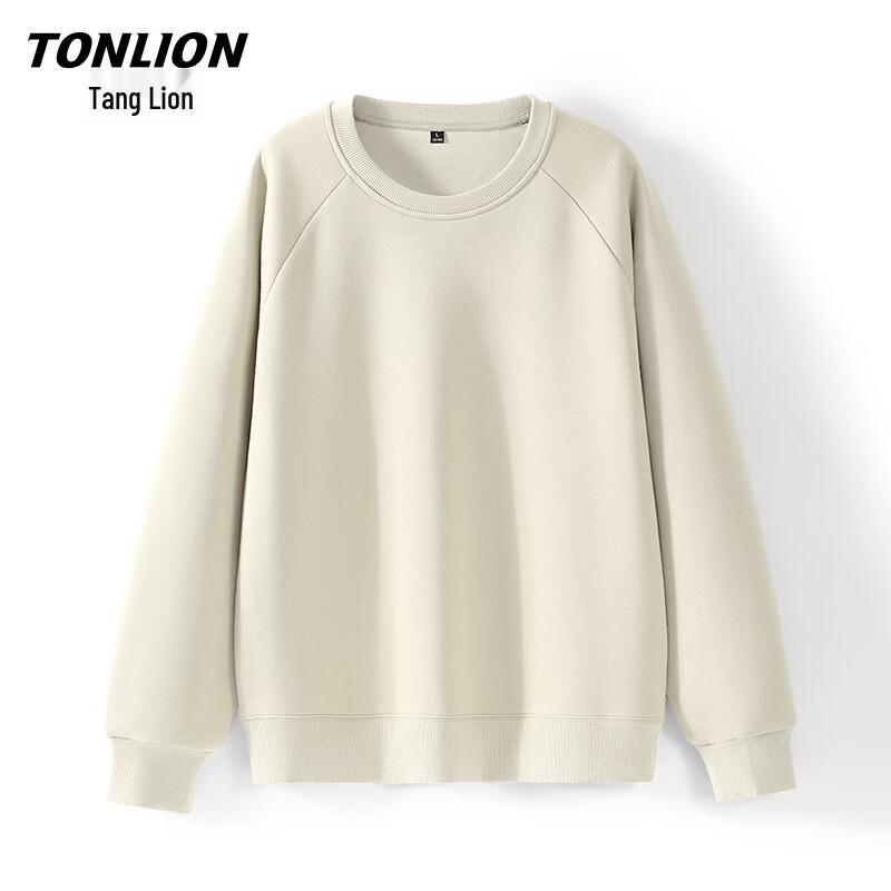 TonLion Men's Casual Long Sleeve Crew Neck Sweatshirt