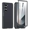 High Quality Business Sle Bla Retro Pure Color Phone Case for Samsung Galaxy Fold 7 6 Built-in Screen Protective Film Anti-Fall Cover
