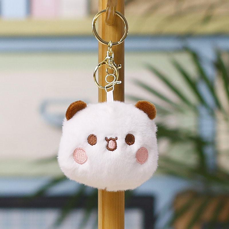 Plush Bear Pendant Toy With Chicken Leg Design For Kids And Adults