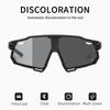 Photochromic Cycling Glasses Men's and Women's Polarized Bike Eyewear Mountain MTB Cycling UV400 Sunglasses Bicycle Road Goggles