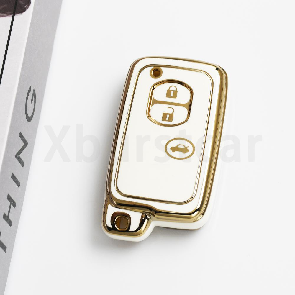 Fashion Tpu For Toyota Land Cruiser Auris Prius 30 Alpha Aqua Lexus Lc 200 Car Key Case 2/3/4 Buttons Remote Cover Shell Holder