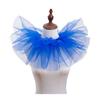 Removable Puffy Mesh Faux Collar Clown Circus Shirt Collar Business Weddings Parties Cosplay Accessories