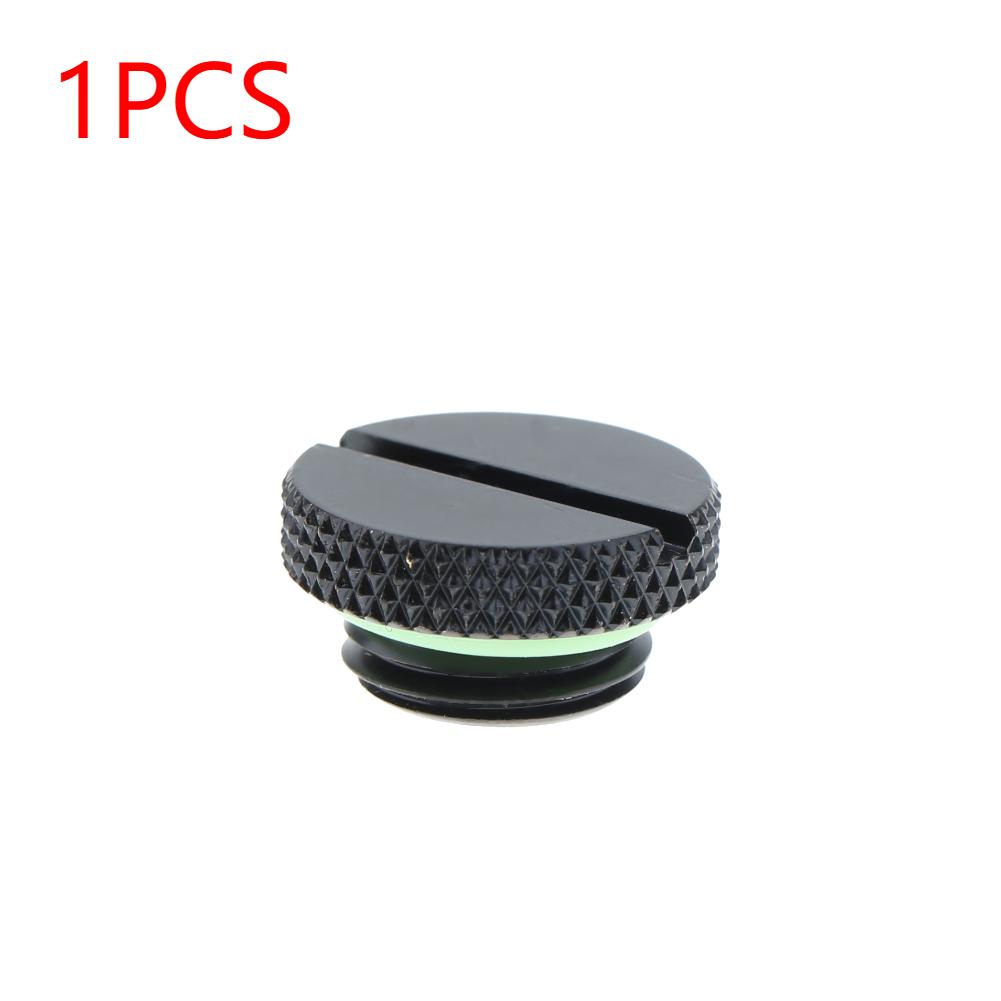 

Заглушка G1/4 с черной резьбой низкопрофильная для радиатора водяного охлаждения ПК, резервуара, аксессуары для водяного охлаждения ПК