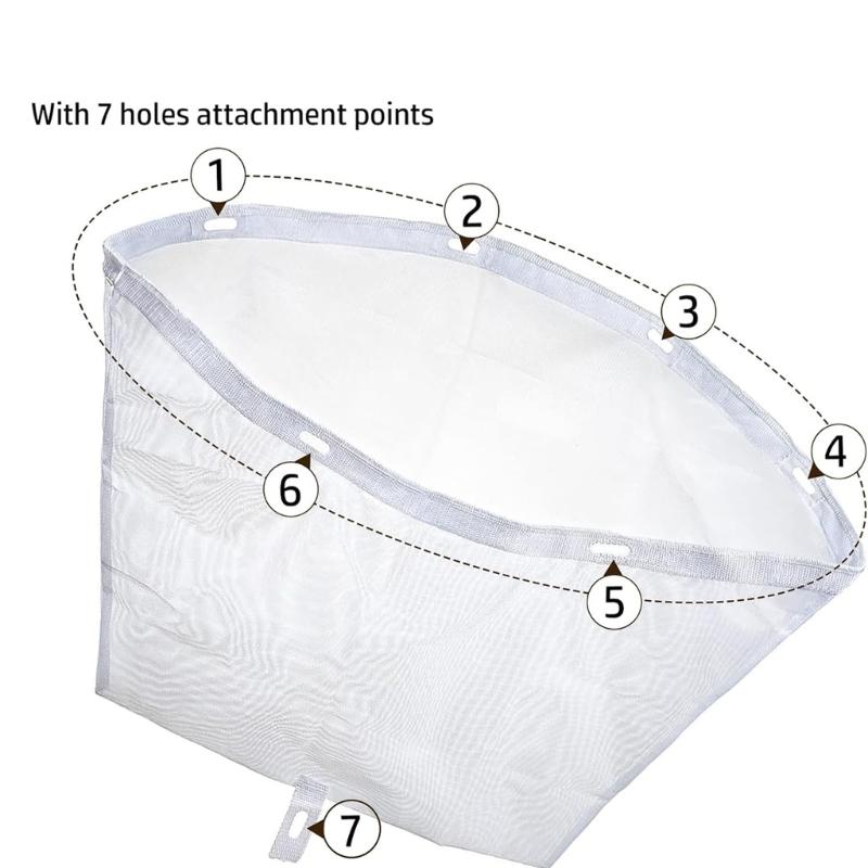 Strong Spa Filter Net Replacement Filter Bag Suitable for Select Bathtub Models Increased Debris Collection Capacity