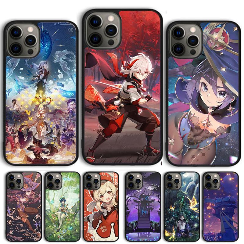 Genshin Impact Phone Case For iPhone 17 Air 15 16 Cover 11 13 14 Pro Max 12 Plus Max Fundas
