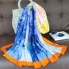 180*90cm muffler fashion Luxury Brand Scarf Women New Style Fashion Color Matching Print Silk Lady Popular Headcloth Beach Shawl