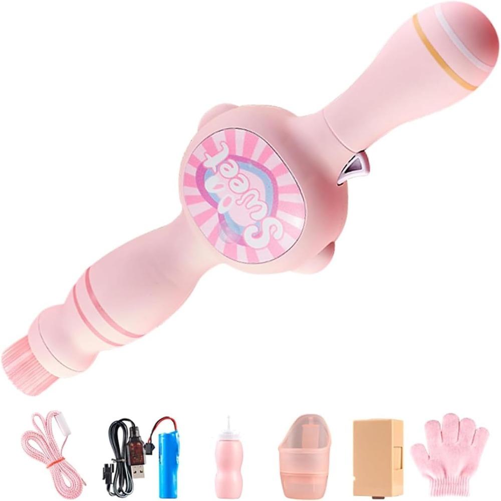 Interactive Play Bubble Machine Colorful Automatic Bubble Blower  for Party