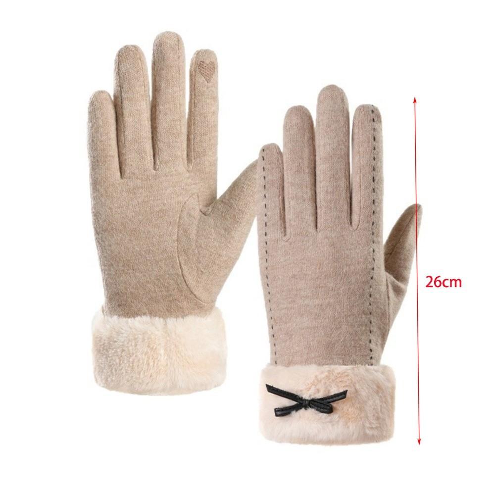 Thick Design Warm Gloves Windproof Winter Gloves Warm Touchscreen Gloves  Winter Commuting