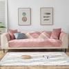 Simple Modern Sofa Cushion Plush Embroidery Winter Non-slip Fabric Seat Cushion Nordic Four-season Universal Sofa Cover Towel