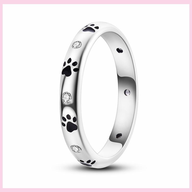 NEW Fashion 925 Silver Simple Infinity Finger Ring For Women Sparkling Twisted Stackable Rings Popular Anillo Engagement Jewelry