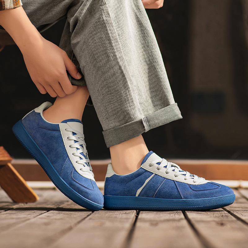 Shoes Retro German Training Shoes Spring New Blue Niche Design Casual Shoes American Soft-soled Forrest Gump Shoes