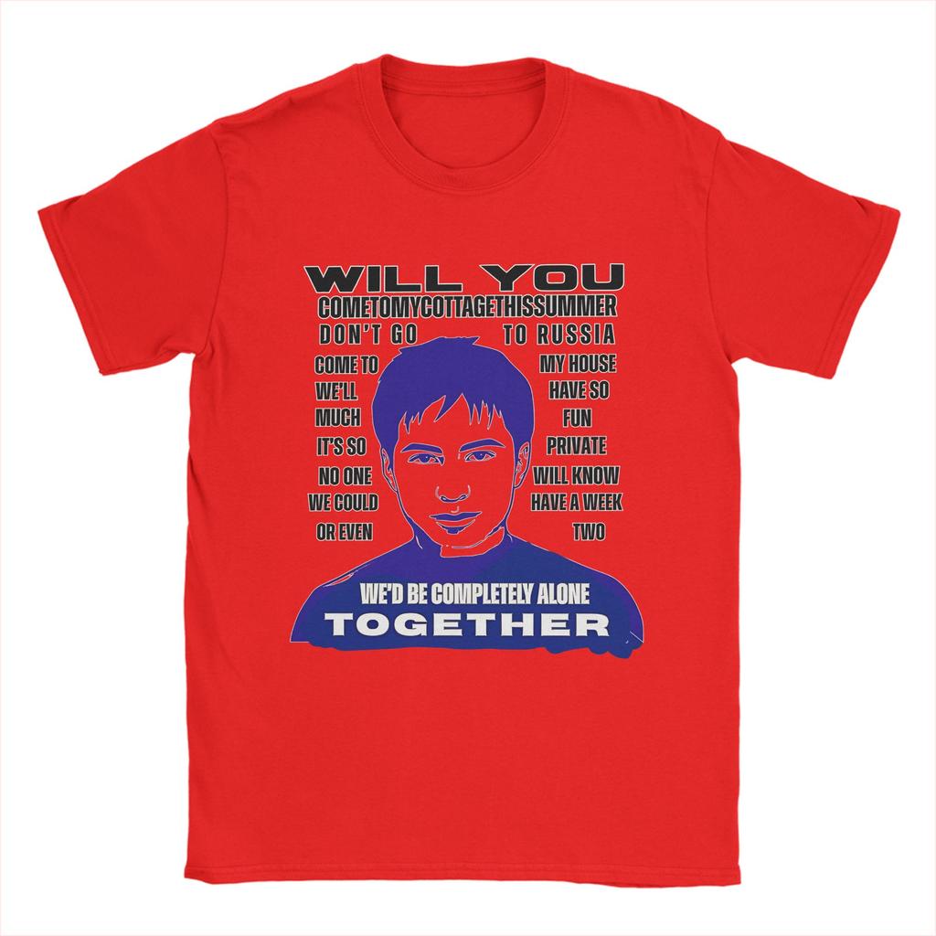 Shane Hollander Will You Come To My Cottage This Summer TShirt TShirts for Unisex Heated Rivalry Leisure Pure Cotton Tees