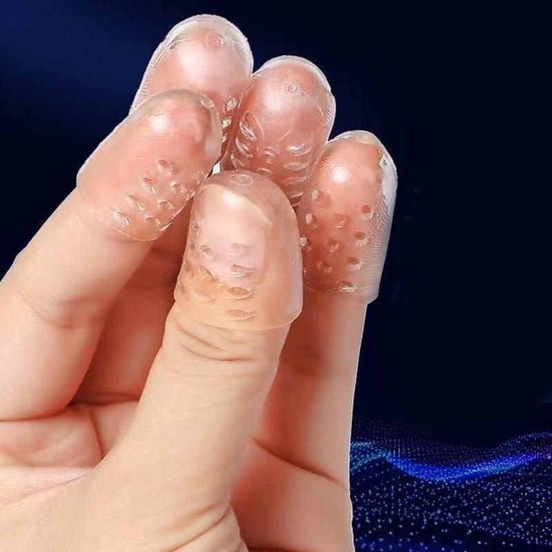 Breathable Elastic Finger Sleeves With Non Slip Grip Ideal For Office Work Fitness Training Hand Protection