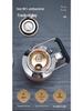 New Exquisite Titanium-Coated Thermos Flask with Independent Tea Compartment for Men and Women - High Appearance Mechanical Hot Water Bottle Cup
