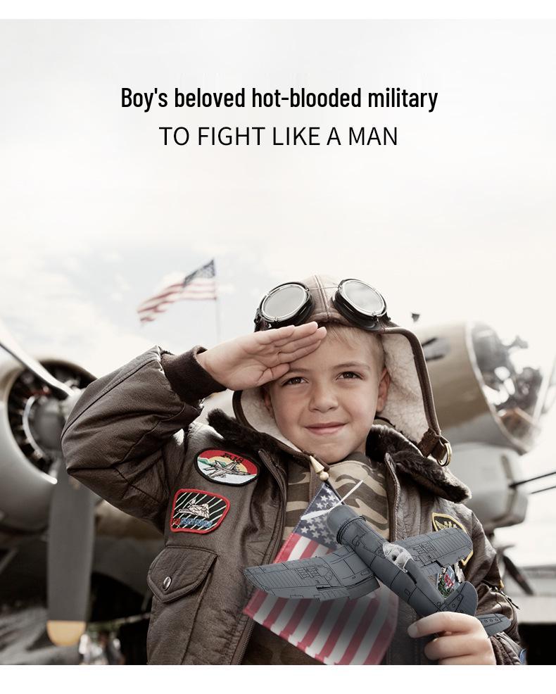 1/48 Scale WWII Corsair & Spitfire Fighter Aircraft Model Kit - 4D Assembly for Boys, Military Collection Ornament (30 Variations)