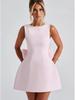 Women's Summer Pearl Bow A-Line Fashion Slim Dress