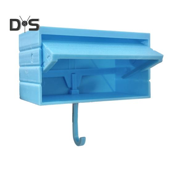 

Настенный держатель для ключей, простая установка, забавный 3D-печатный гараж для автомобиля с открывающейся дверью, стойка для ключей для входа