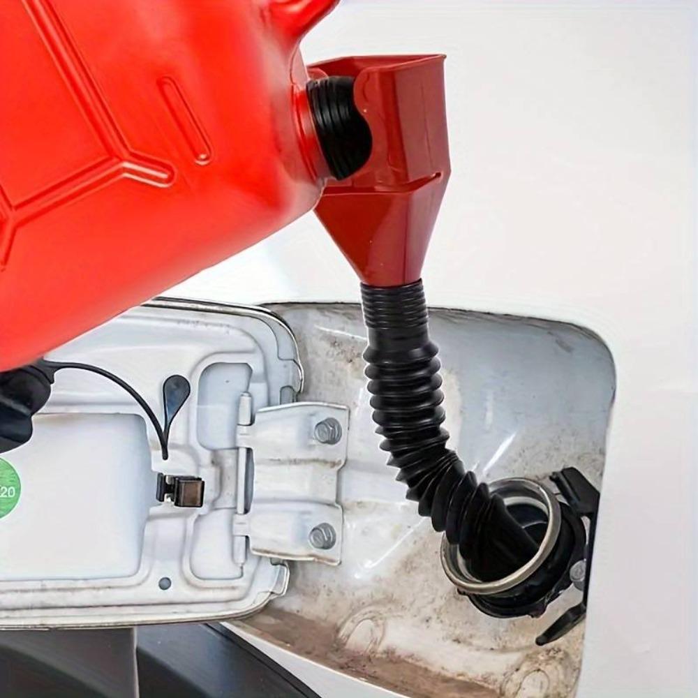 DIY Oil Change Funnel Set - Collapsible Refueling Tool for Car & Motorcycle, Gas & Engine Fluid Transfer with Leak-Proof Design