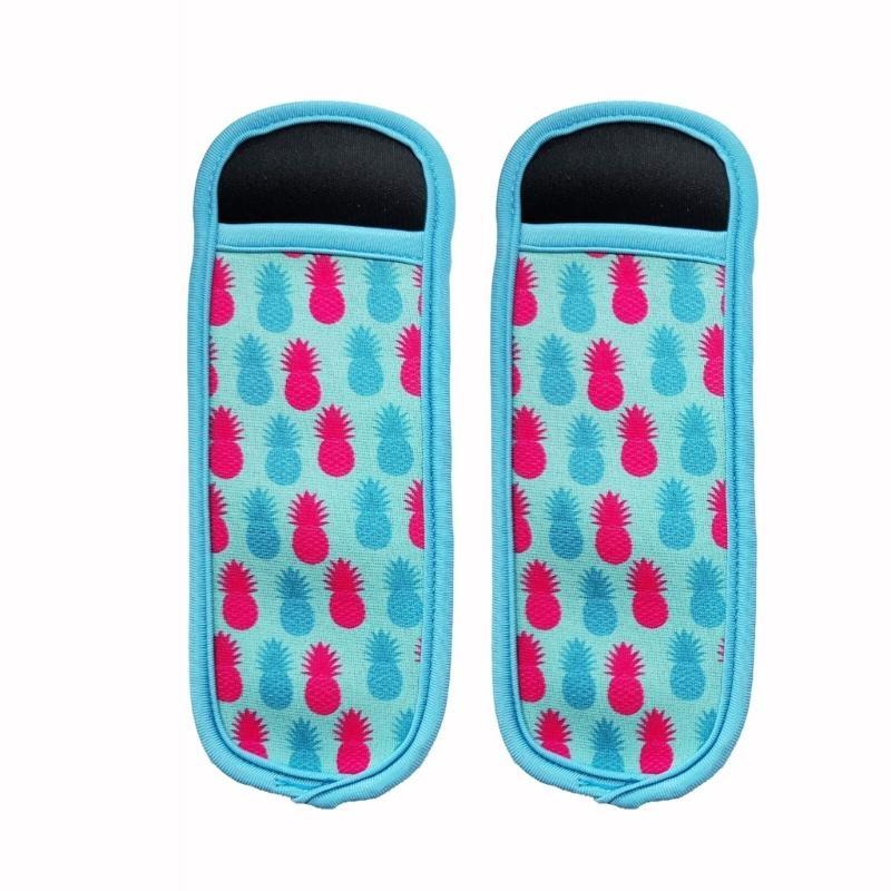 Unique Print Ice Bags for Kids Comfortable Ice Guard Easy to Use Popsicles Holder Bags Ice Lollies Sleeves