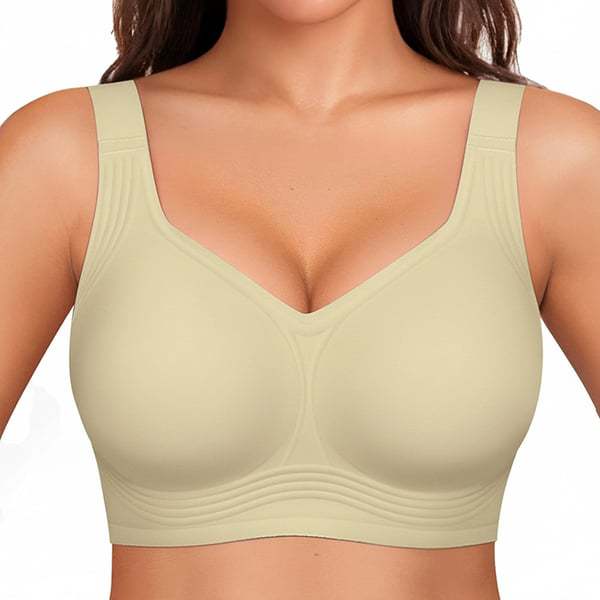 Reggiseno in Gel da Donna Taglie Forti Morbido Senza Ferretto Raccoglitore Supporto Completo Copertura Anziani