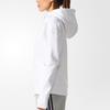 Adidas Zne Hoodie 2 Solid Color Striped Sports Knit Jacket Women Hoodies White CE4122