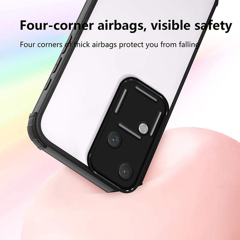 Luxury Anti Fall Transparent Case for Vivo S18 Pro IQOO Z10X Z10 Lite T1X T3 Lite T4X T4 Lite Heavy Duty Drop Protection Cover