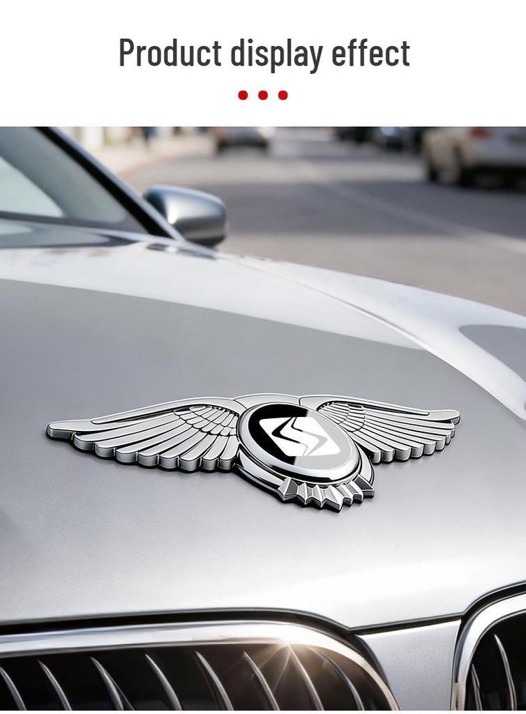 JAC X6 X7 X8plus Yao QX Flower Fairy Hood Emblem & Wings Sticker