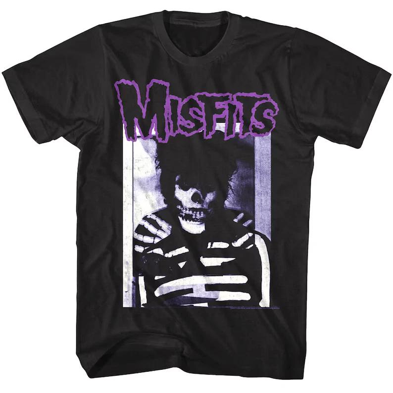

Misfits Skeleton Collections 1 Men s T shirt Song Punk Rock Band Concert Tour L