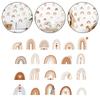 Wall Sticker 21Pcs Removable Stickers Rainbow Clouds PVC 76*58cm Size After Splicing Home Decoration For Bedroom Bathroom