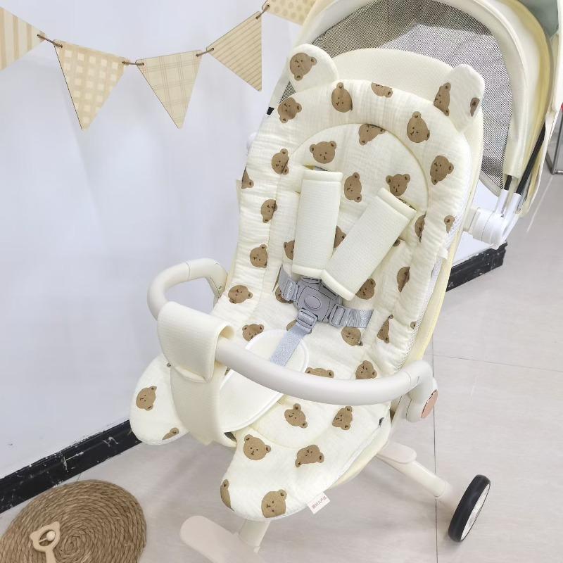 Baby Stroller Seat Cushion Soft Mattress Kids Pushchair Car Mat Stroller Accessories Baby Stroller Cushion
