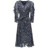 2023 Early Autumn Floral Ruffle Dress
