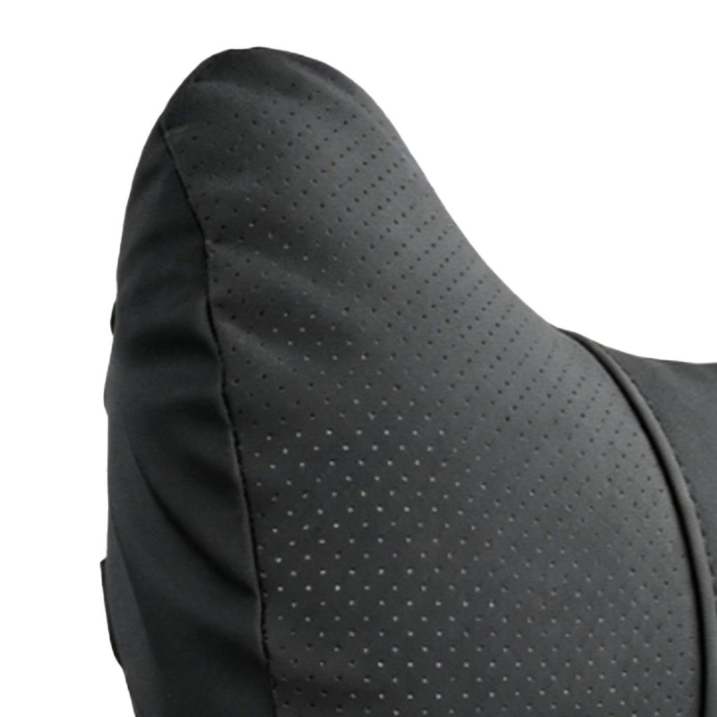Car Neck Pillow Breathable Soft Comfortable Car Head Rest Cushion for Driving Fatigue Relieve Black