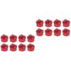 Candy Box Wedding Gift Boxes for Storage 16Pcs Elegant Red Boxes