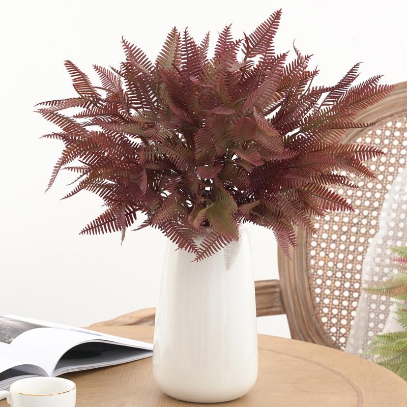 Fern Greenery Faux With Plastic Craft For Home Decor Garden Photography Props